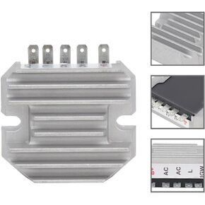 SCITOO Rectifier Regulator Compatible with For John Deere Tractor 670 770 870 970 1070 Voltage Regulator Rectifier MIA881279 AM101406 AM880655