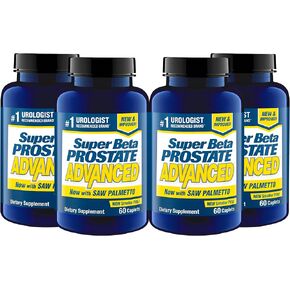Advanced with Saw Palmetto - Prostate Health Supplements for Men, Bladder & Urinary Support with Beta-sitosterol, Reishi, Saw Palmetto, Vitamin D, Zinc Oxide, Selenium - 60 Count