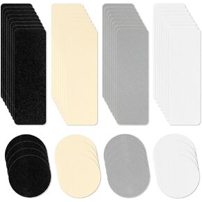 48Pcs Shoe Patches for Holes - SelfAdhesive Shoe Mesh Repair Patche, Rectangular Circle Shape Shoe Hole Repair Patches,Leather Patches for Shoe in Kuwait