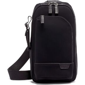 Tumi Harrison Gregory Sling - حقيبة Crossbody خفيفة الوزن للسفر والأعمال - حقيبة الظهر ذات الجودة ذات الجودة - الأسود