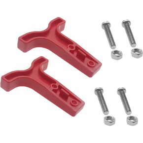 2 PCS مقبض T-Bar Red SB50 موصل المكونات 600V 50امب موصل توصيل البطارية مقبض مناسبة لموصل بطارية الرافعة الشوكية