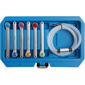 Wintools 7 ، 8 ، 9 ، 10 ، 11 ، 12 مم خراطيم قابض سائل الفرامل مع وجع 12 نقطة وفحص صمام