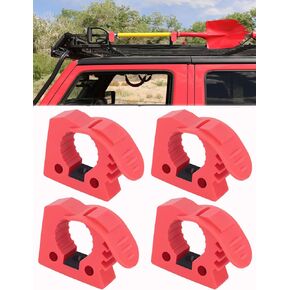 Shovel Holder, Axe Mount for Truck Roof Rack Clamp Rubber Shovel Holder Wall Mounts Offroad Shovel Mount Fits 1-1/7'' to 1-3/7'' Diameter Tool for UTV RV Pickup Truck Boat Utility Trailer 4X4 Parts
