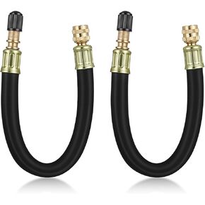 2 PCS 8.25 بوصة صمام الإطارات الموسع ، صمام مرن تمديدات الجذعية صمامات الإطارات محول تمديد صمامات صمامات موسعة جذعية لسيارات دراجة نارية RV Scooter Scooter ضاغط الهواء المحمول