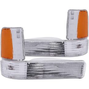 Anzo USA 511047 Dodge Dakota Clear w/Amber Parking Light Assembly Reflectors - (Sold in Pairs)