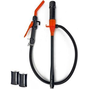 Portable Battery Powered Transfer Pump, Electric Siphon Liquid Fuel/Water Transfer Pump with Hose, Adjustable Flow Control