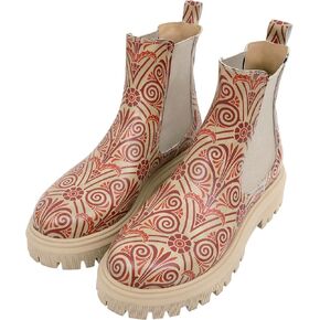 Aura Chelsea Boots for Women - أحذية كاحل من الجلد المصنوعة يدويًا و