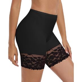 Lace Slip Shorts for Under Dresses Women, Cooling Anti Chafing Thighs Shorts Women, Smoothing Biker Boyshorts Panties