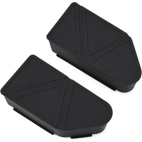 2pcs Bed Rail Stake Pocket Covers, 2024 Upgraded Silicone Truck Rear Caps Bed Rail Holes Covers Accessories Compatible with Chevy Colorado/GMC Canyon 2023-2026