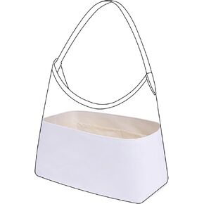 DGAZ Lightweight Purse Organizer Insert for Goyard Hobo Bag,silk and DupontPaper handbag inner for Luxury Bags(Craie,Hobo Bag)