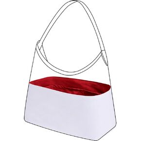DGAZ Lightweight Purse Organizer Insert for Goyard Hobo Bag,silk and DupontPaper handbag inner for Luxury Bags(Craie,Hobo Bag) in Saudi Arabia