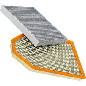 68071668AA+04861746AB Engine and Cabin Air Filter kit for Chrysler 300 300C 3.6L 5.7L 6.4L V6 V8 2011-2023 for Dodge Challenger Charger 3.6/5.7/6.2/6.4-L V-6/8 C26176 CF11668 24048 04861746AA A36167