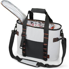 Tirrinia Camping Cooler Bag - 20 Cans Insulated Soft Cooler Tote with Bottle Opener, Portable Ice Chest for Picnics, Travel, Beach, Grocery Shopping in Kuwait