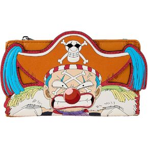 Loungefly One Piece Buggy Cosplay Wallet, Amazon Exclusive