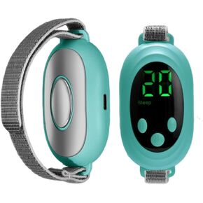 Anxiety Relief Device - Handheld Sleep Aid with Low-Frequency Pulse, Portable Microcurrent Therapy for Insomnia & Stress Relief, USB Rechargeable (White, 1Pcs) in Kuwait