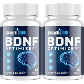 Nootropic Brain Supplement for Memory and Focus – BDNF Optimizer – Cognitive, Mental Clarity & Mood – High Absorption – Organic Lion's Mane, Ginkgo Biloba & L-Theanine – 60 Tablets (2 Bottle)