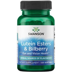 Swanson Lutein & Bilberry 6/20 Milligrams 120 Sgels