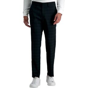 Kenneth Cole Men's Stretch Patterned Slim Fit Dress Pant
