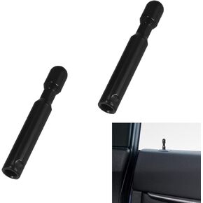 مقابض قفل باب السيارة 2PCS ، غطاء دبوس قفل الباب الداخلي التلقائي متوافق مع F150 ، وملحقات F150 الأساسية وملحقات استبدال AR لمزيد من المركبات