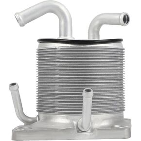OCPTY Oil Cooler Fit for 2008-2010 Nissan Rogue/2007-2009 for Nissan Sentra 2.5L/2011-2014 for Nissan Juke 1.6L/ 2008-2013 for Nissan Rogue 2.5L Transmission Aluminum Oil Cooler 21606-1XF0A 4 Port