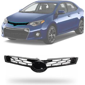 CarPartsDepot Front Bumper Grill Grille Compatible With Corolla (2005-2008 Corolla)