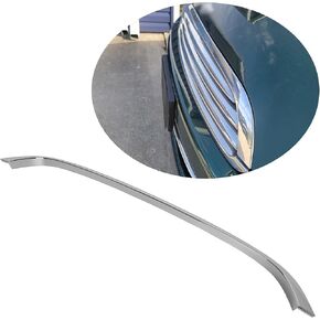 HECASA Grill Hood Trim Moulding Compatible with 2007-2015 Mini Cooper R55 R56 R58 R59 MC1235100, 51132751040 Chrome Grille Trim