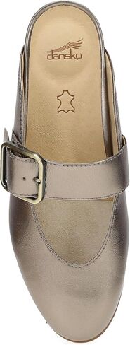 Dansko Lotus Mule Mary Jane Flats for Women - Arch Support, Soft Leather, Adjustable Buckle, All-Day Comfort, Quality Construction in Saudi Arabia