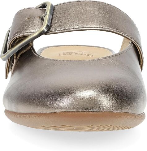 Dansko Lotus Mule Mary Jane Flats for Women - Arch Support, Soft Leather, Adjustable Buckle, All-Day Comfort, Quality Construction in Saudi Arabia