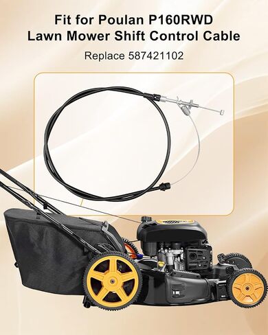 21 '' 'كابل محرك يناسب Poulan p160rwd ، كابل التحكم في موازي جزازة العشب استبدال 587421102 in Kuwait