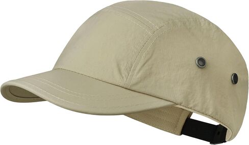 Croogo Short Brim 5 Panel Hat Quick Drying Baseball Cap for Men Women Lightweight Breathable Sports Hat Solid Color Dad Hat in Saudi Arabia