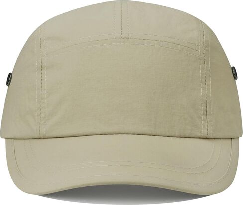 Croogo Short Brim 5 Panel Hat Quick Drying Baseball Cap for Men Women Lightweight Breathable Sports Hat Solid Color Dad Hat in Saudi Arabia