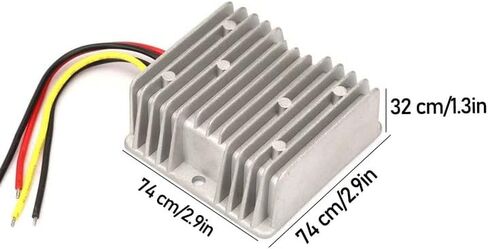 Power Adapter Voltage Booster, 18-36V to 24V ± 0.25 Step UP/Down Converter, Waterproof DC/DC Voltage Regulator Module Power Converter Transformer for Car Truck Vehicle Boat (6A) in Saudi Arabia