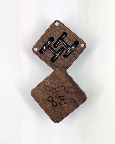 Mens Cufflinks - Gifts for Husband from Wife - Anniversary, Birthday Gifts for Husband in Saudi Arabia