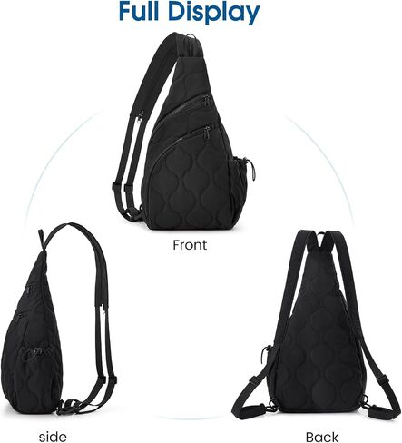 G4Free Casual Crossbody Bag Sling Daypack for Women Lightweight Backpack Fashionable Chest Bag for Daily Outings in Saudi Arabia