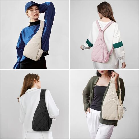G4Free Crossbody Bag Bag Sling Daypack للنساء حقيبة صدر ذات وزن خفيف للوزن لظهرها للنزهات اليومية in Saudi Arabia