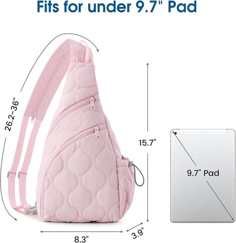 G4Free Casual Crossbody Bag Sling Daypack for Women Lightweight Backpack Fashionable Chest Bag for Daily Outings in Saudi Arabia