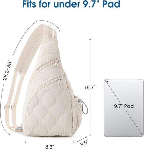 G4Free Crossbody Bag Bag Sling Daypack للنساء حقيبة صدر ذات وزن خفيف للوزن لظهرها للنزهات اليومية in Saudi Arabia
