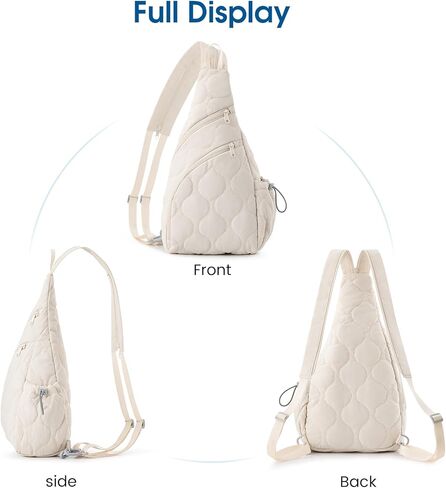 G4Free Crossbody Bag Bag Sling Daypack للنساء حقيبة صدر ذات وزن خفيف للوزن لظهرها للنزهات اليومية in Saudi Arabia