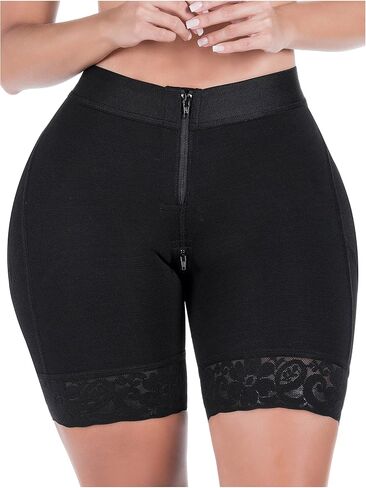 Sonryse 70ZF High Waisted Shapewear Shorts Girdle Tummy Control for Women Calzones Fajas Colombianas in Kuwait