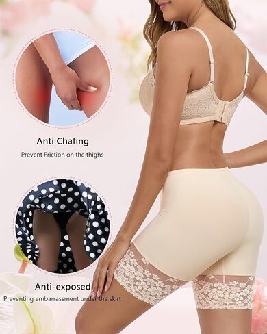 شورتات زلة من الدانتيل للنساء تحت الفساتين ، وتبريد الفخذين المضادة للغضب النساء in Kuwait