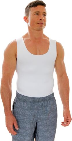 Esteem Apparel Mens Compression Shirt for Chest and Body Shaper Belly Slimming Shapewear Undershirt Tank Top for Men in Kuwait