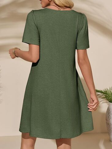 imily bela womens summer dismual tirt dress فستان قصير الأكمام in Kuwait