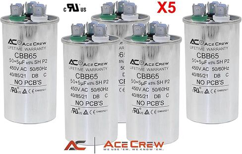 35+5 فائق التوهج 35/5 MFD ±5% 370V/450VAC CBB65، مكثف تشغيل مزدوج، مكثفات لتشغيل محرك مروحة وحدة تكييف الهواء، مضخة حرارية أو مكثف بارد مستقيم 35+5 MFD 35/5 فائق التوهج، ضمان مدى الحياة in Saudi Arabia