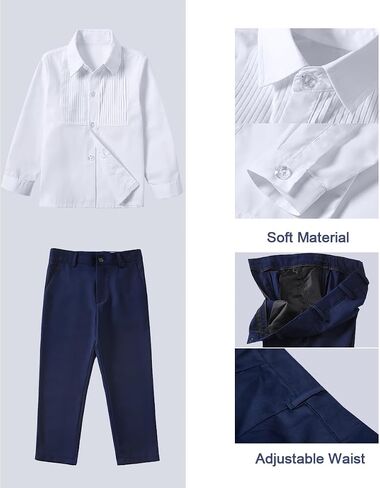 Boys Suit Slim Fit Suit for Kids Formal Outfits Vest Suit 6 Pcs Wedding Ring Bearer Suits Set in Saudi Arabia