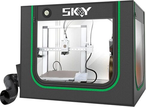 2 in1 3D Printer Enclosure with Storage Box LED Light,Thermo-Hygrometer, Fireproof Dustproof Tent Constant Temperature Protective Cover 820*600*720mm for Bambu Lab A1,A1 Mini,Ender3 Series, Ender3 Neo in Saudi Arabia