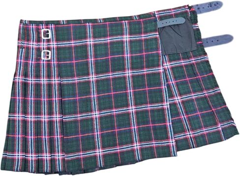 Kilt for Men Scottish Tartan Mens Kilt Highland Leather Straps in Kuwait