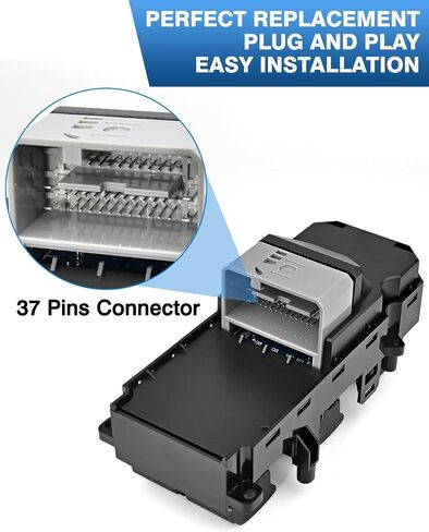 Master Power Window Switch Side Side متوافق مع 2013-2017 Honda Accord Ex-L Touring ، استبدل# 35750-T2A-A01 ، 35750-T2A-A11 in Kuwait