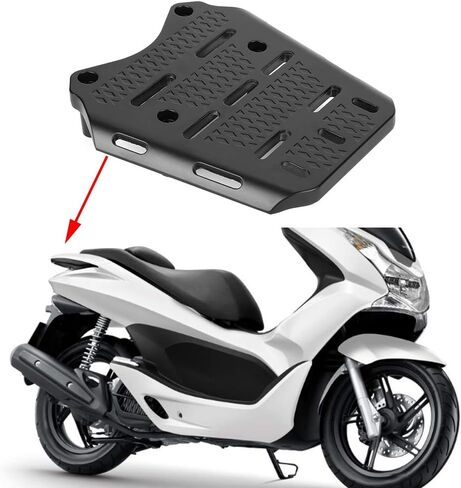 رف الأمتعة الخلفي للدراجات النارية CNC Aluminium Attility حامل الرف الرف ل PCX 125 150 2014-2019 in Saudi Arabia