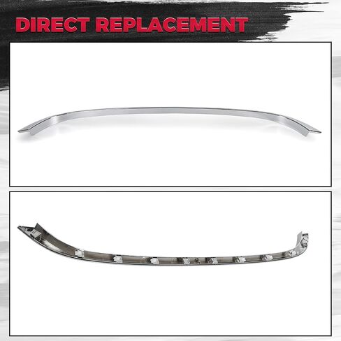 Hecasa Grill Hood Trim صب متوافق مع 2007-2015 Mini Cooper R55 R56 R59 R59 MC1235100 ، 51132751040 Chrome Grille Trim in Kuwait
