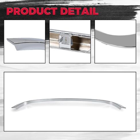 Hecasa Grill Hood Trim صب متوافق مع 2007-2015 Mini Cooper R55 R56 R59 R59 MC1235100 ، 51132751040 Chrome Grille Trim in Kuwait